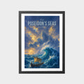 poseidons-seas-gray-bg-framed