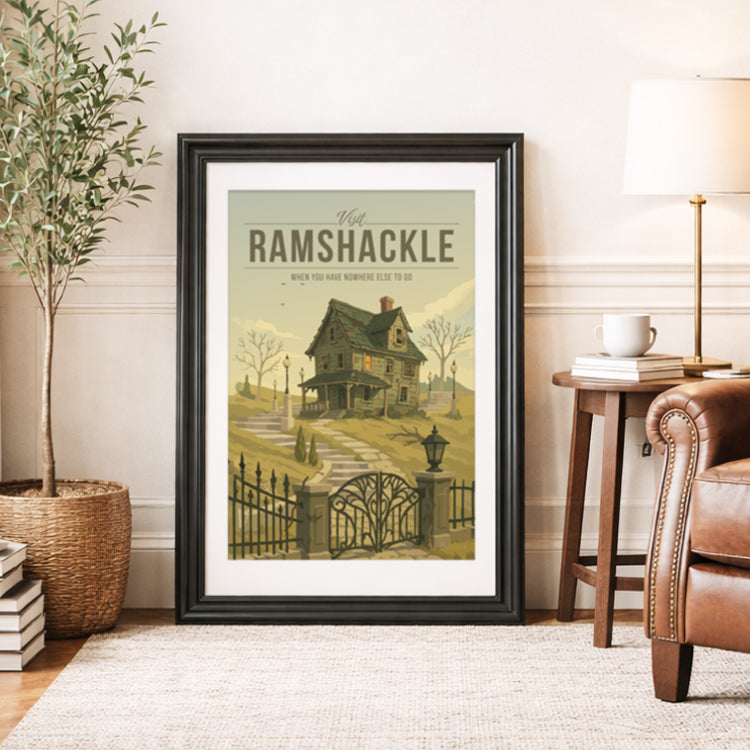 Ramshackle Travel Poster
