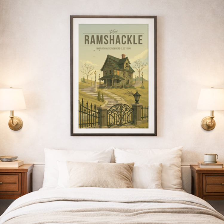 Ramshackle Travel Poster