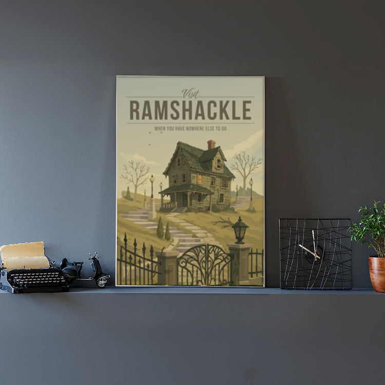 Ramshackle Travel Poster