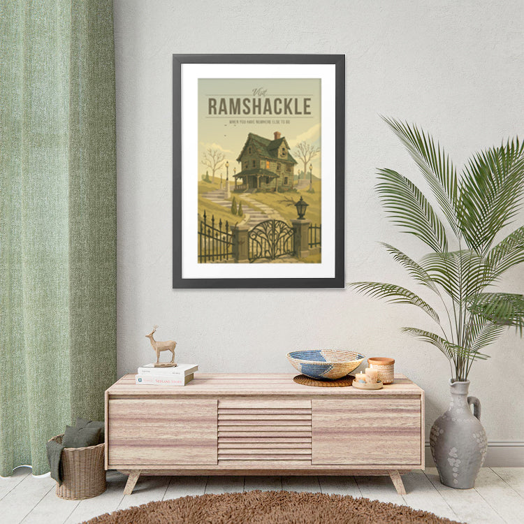 Ramshackle Travel Poster