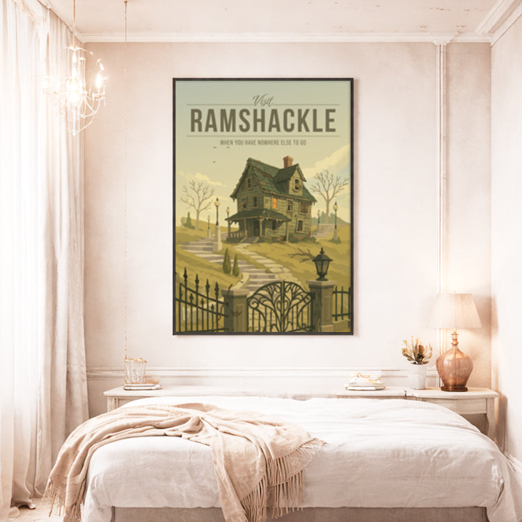 Ramshackle Travel Poster