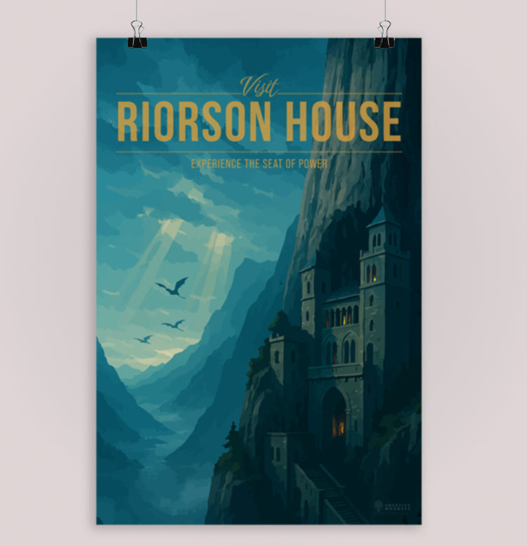 Riorson House Travel Poster