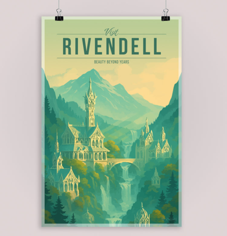 Rivendell Travel Poster