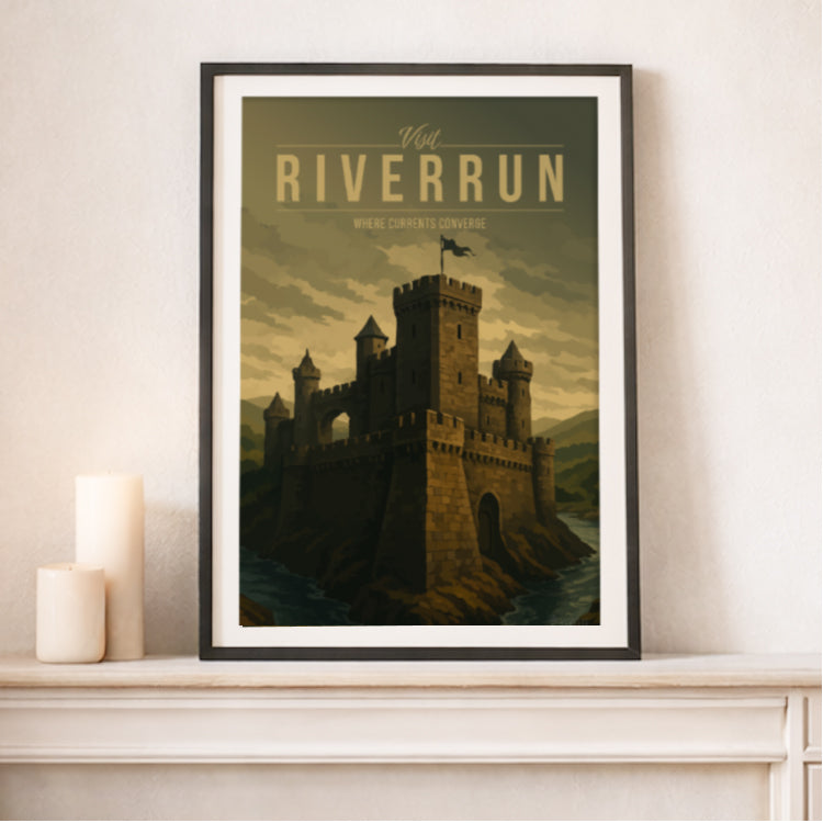 Riverrun Travel Poster