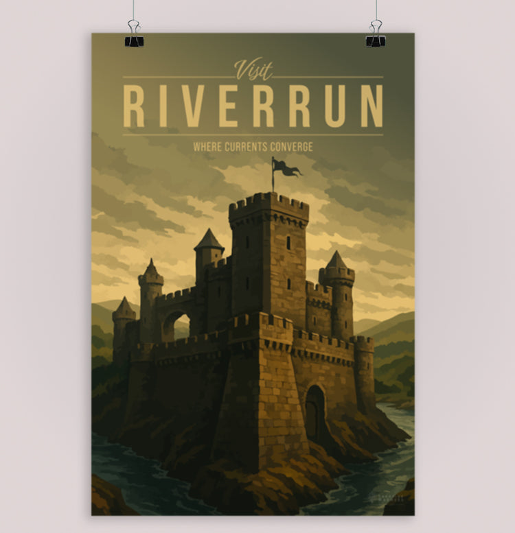 Riverrun Travel Poster