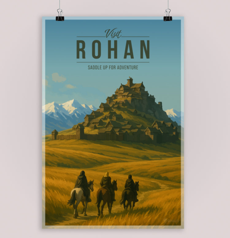 Rohan Travel Poster