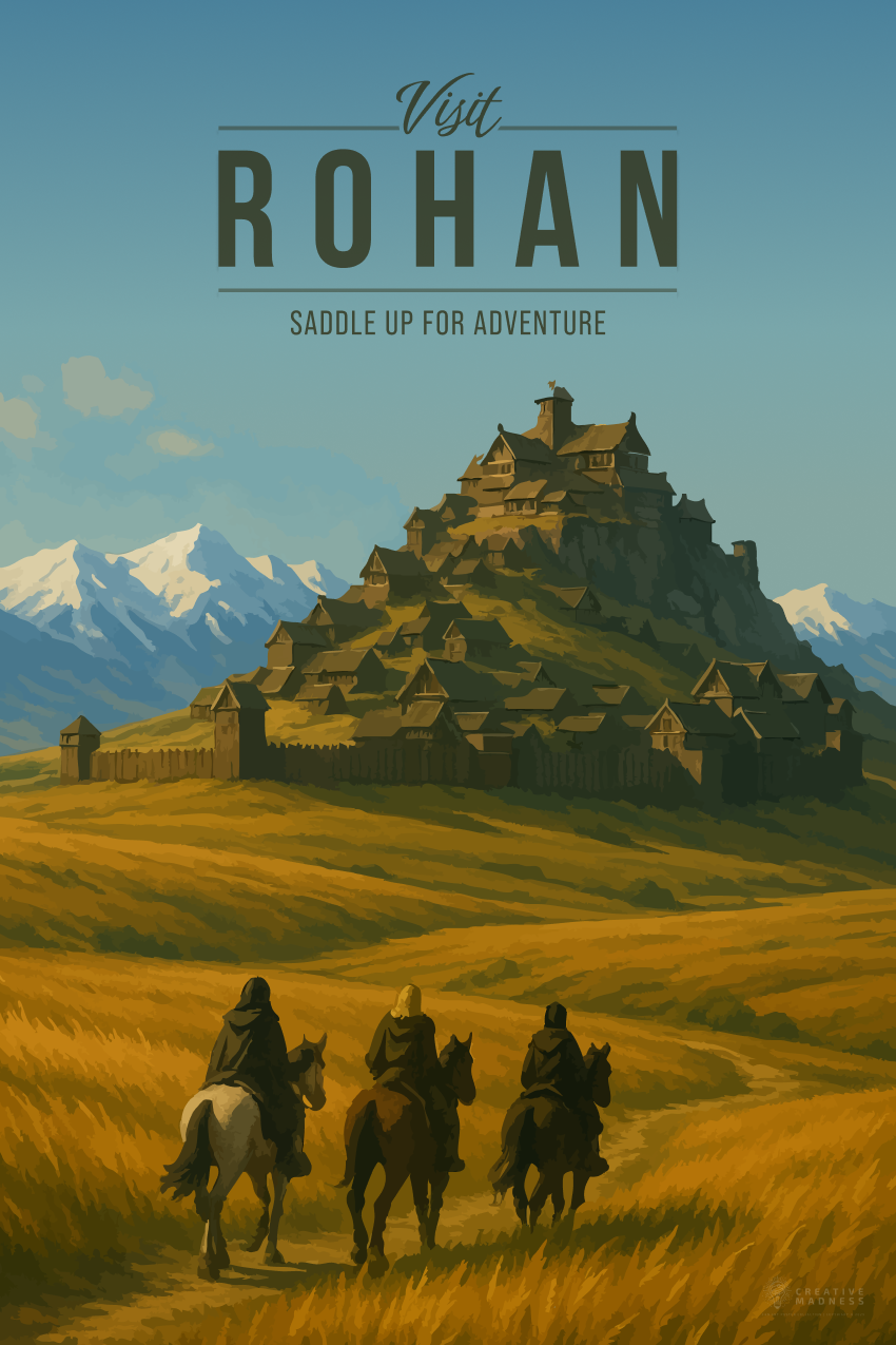 Rohan Travel Poster