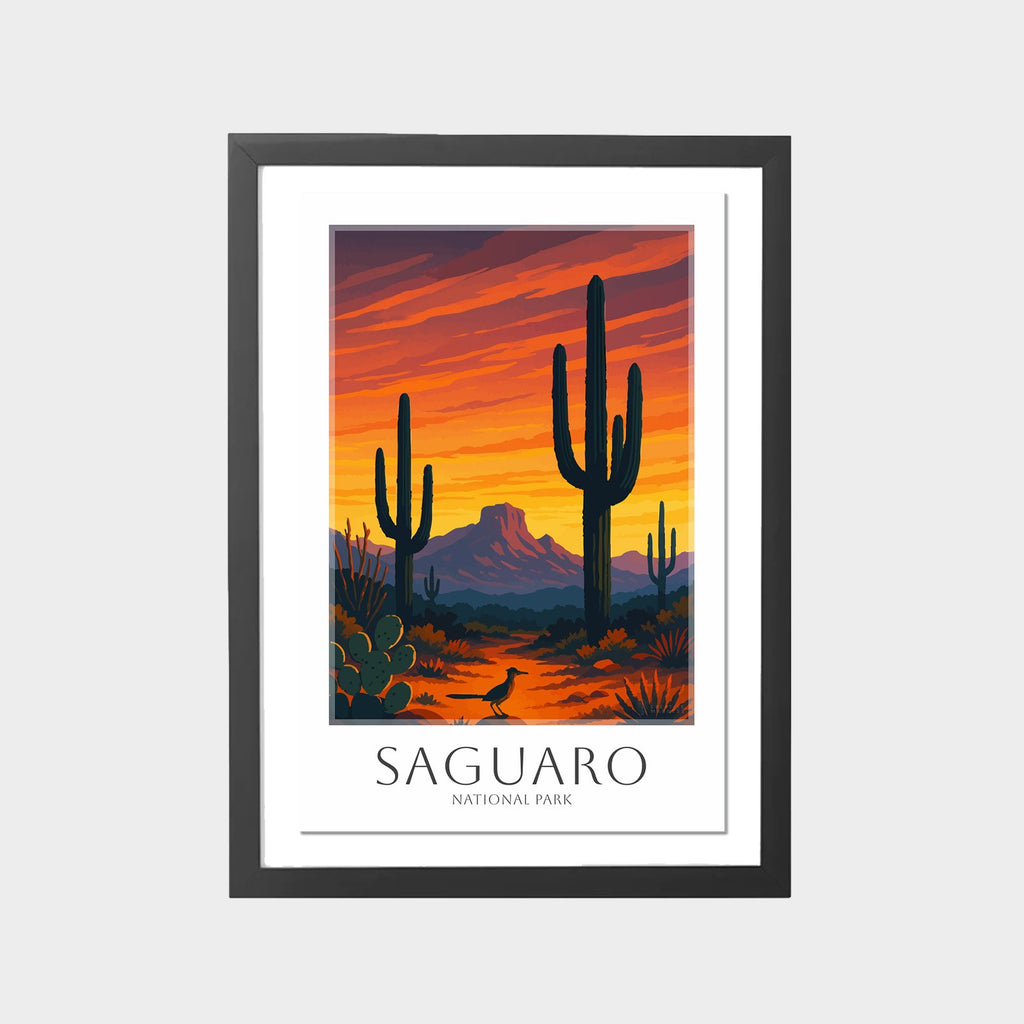 saguaro-gray-bg-framed