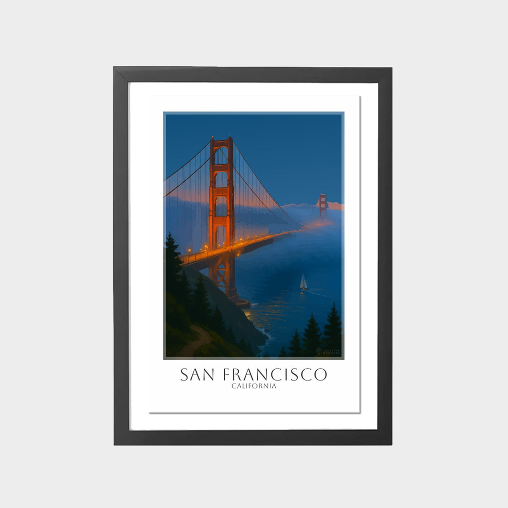 san-francisco-gray-bg-framed
