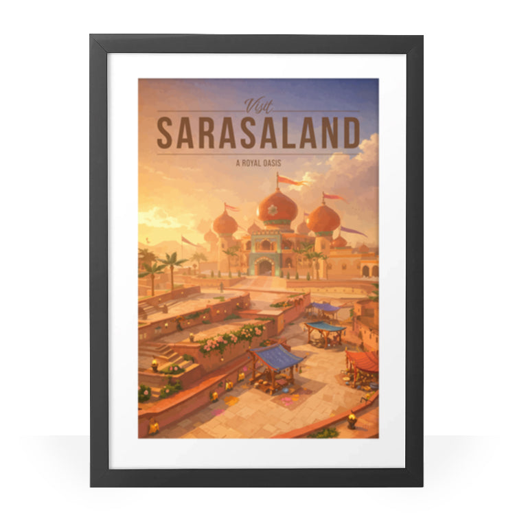 sarasaland-framed