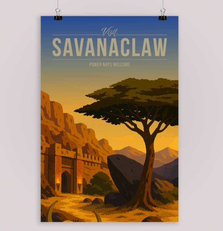 Savanaclaw Travel Poster