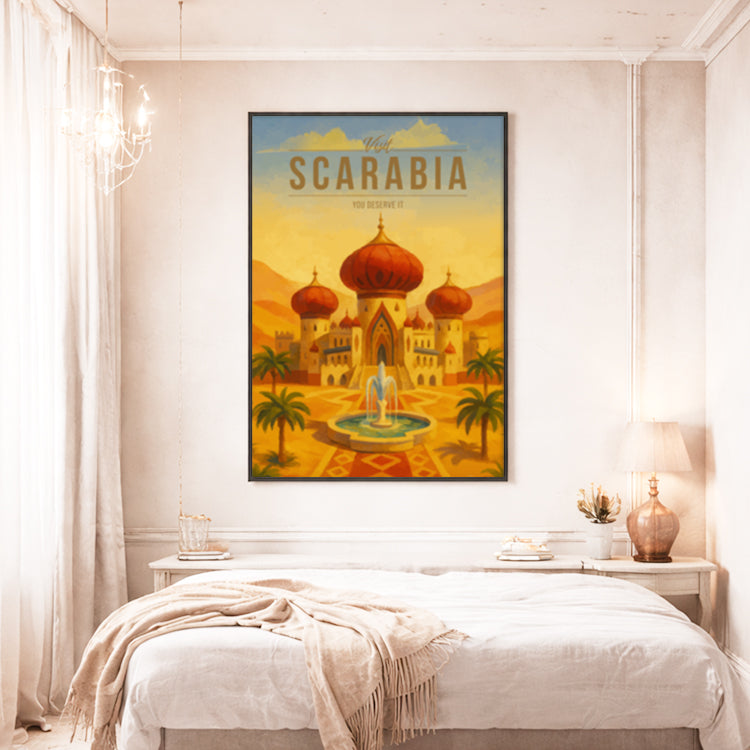 Scarabia Travel Poster