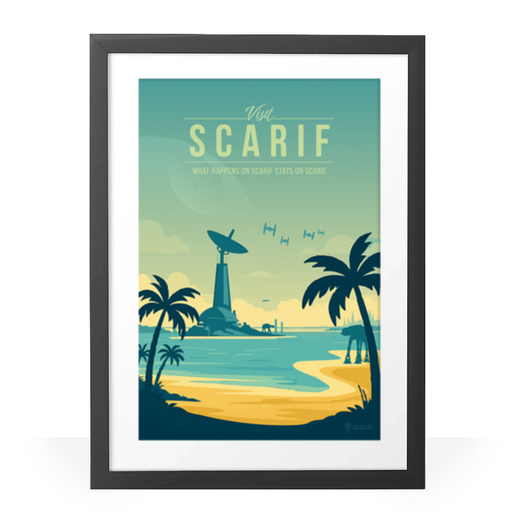 Scarif Travel Poster