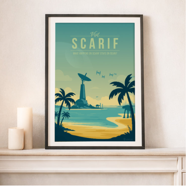Scarif Travel Poster
