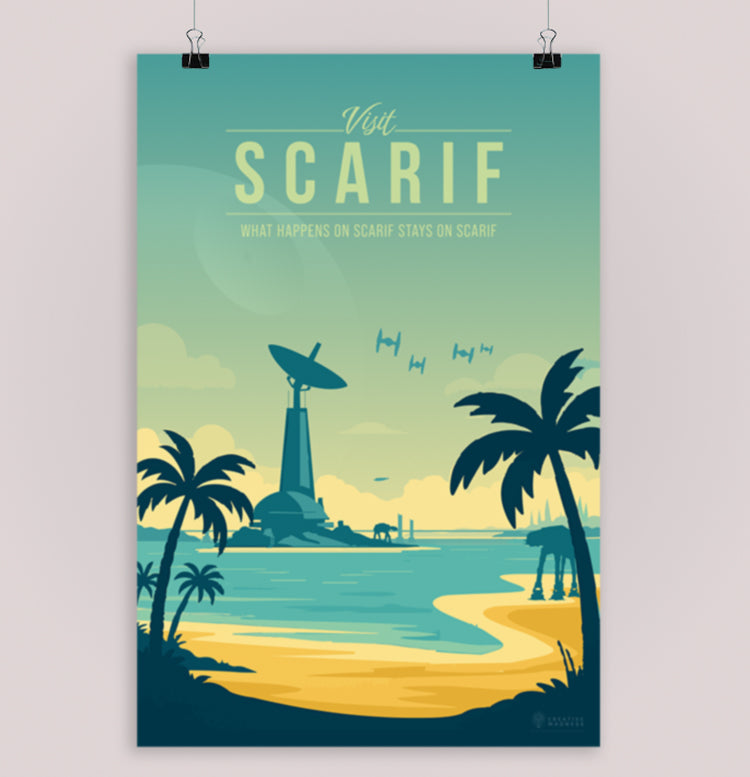 Scarif Travel Poster