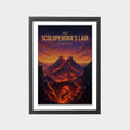 scolopendras-lair-gray-bg-framed