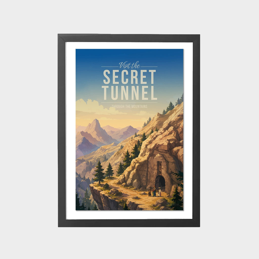 secret-tunnel-gray-bg-framed