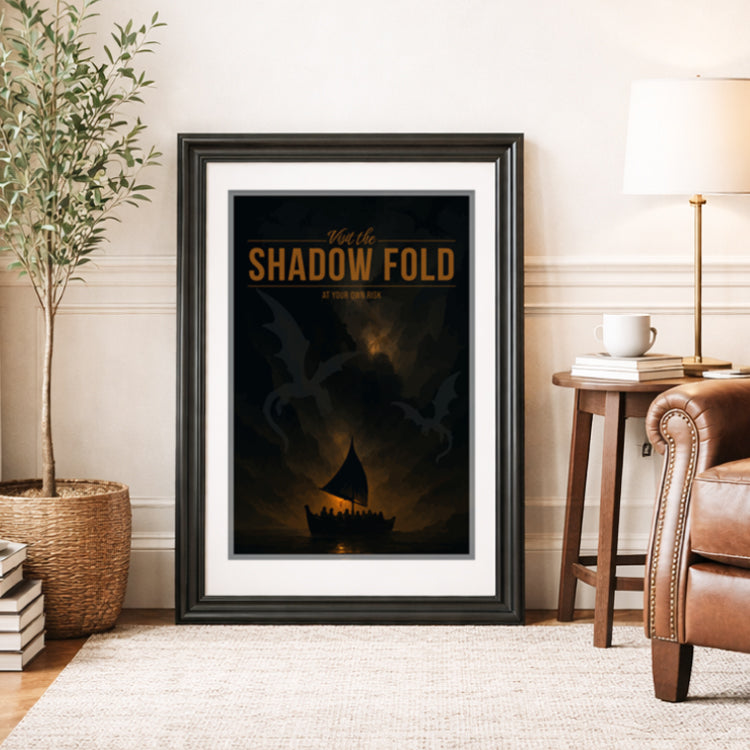 Shadow Fold Travel Poster