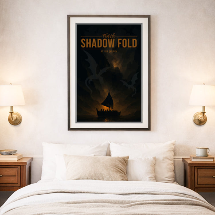 Shadow Fold Travel Poster