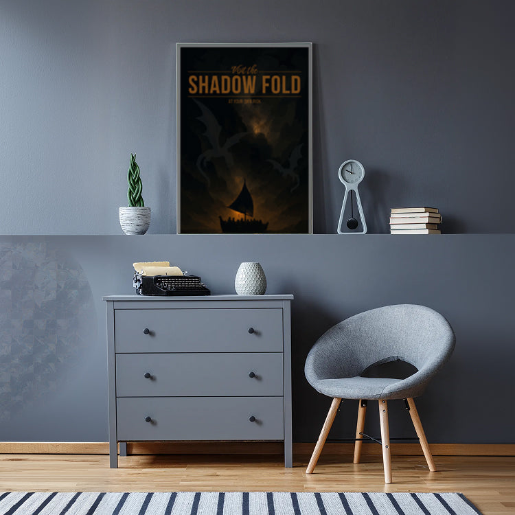 Shadow Fold Travel Poster