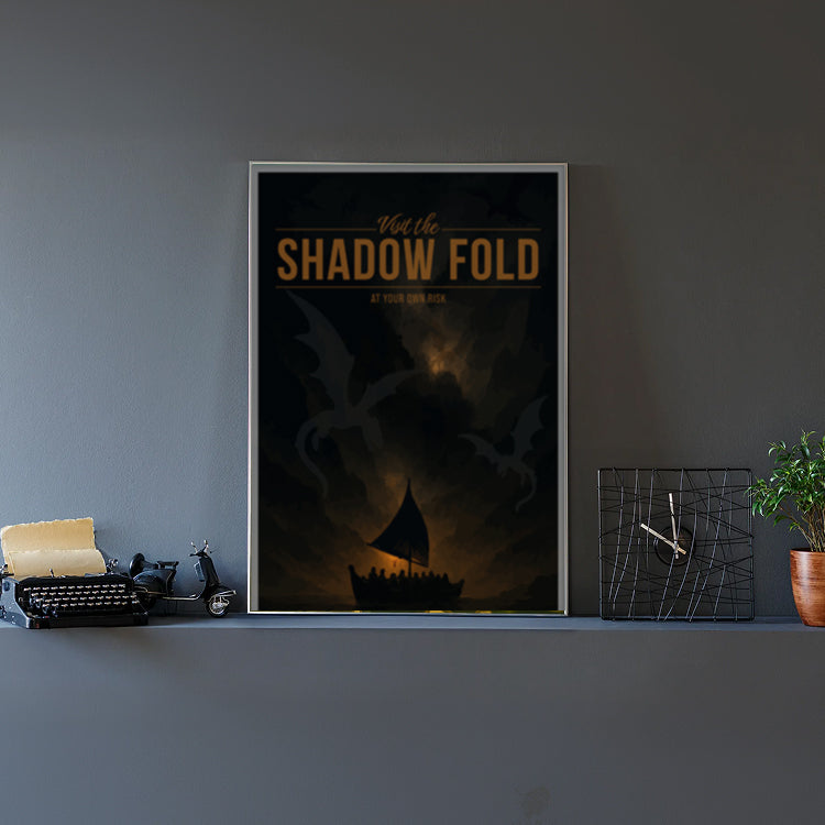 Shadow Fold Travel Poster