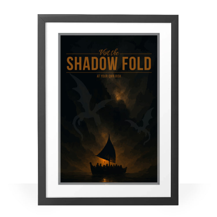 Shadow Fold Travel Poster