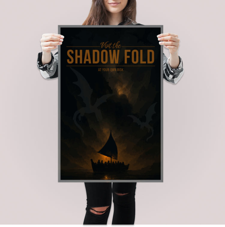 Shadow Fold Travel Poster