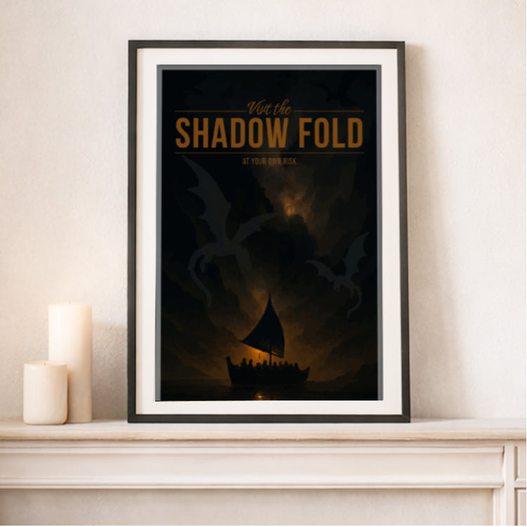 Shadow Fold Travel Poster