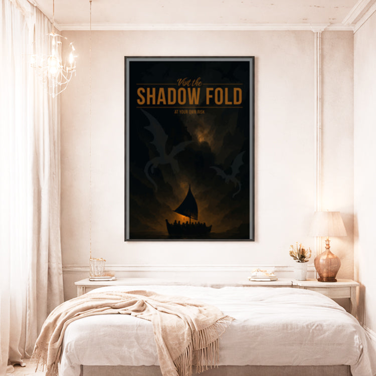 Shadow Fold Travel Poster