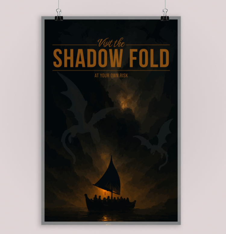 Shadow Fold Travel Poster
