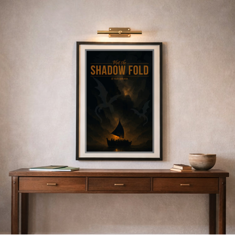 Shadow Fold Travel Poster
