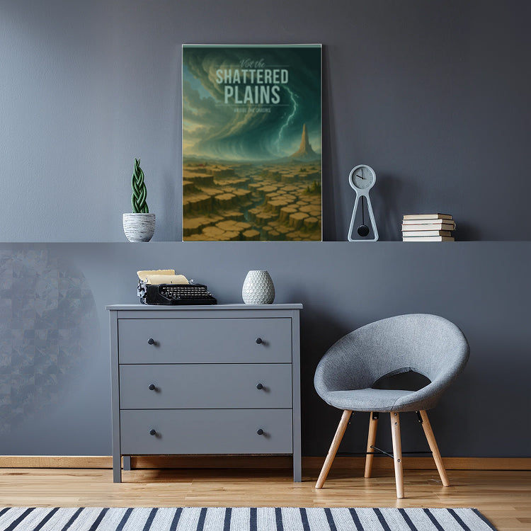 Shattered Plains Travel Poster