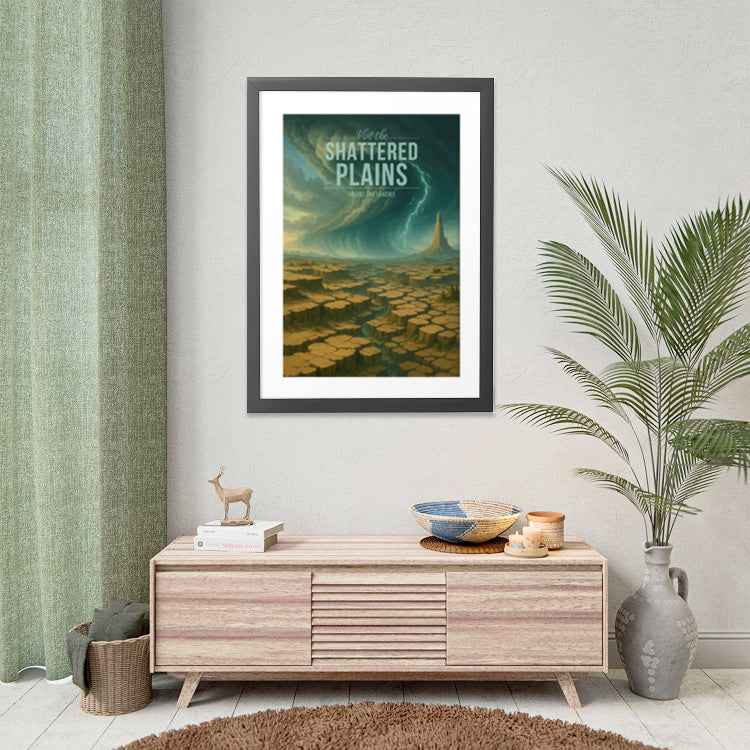 Shattered Plains Travel Poster