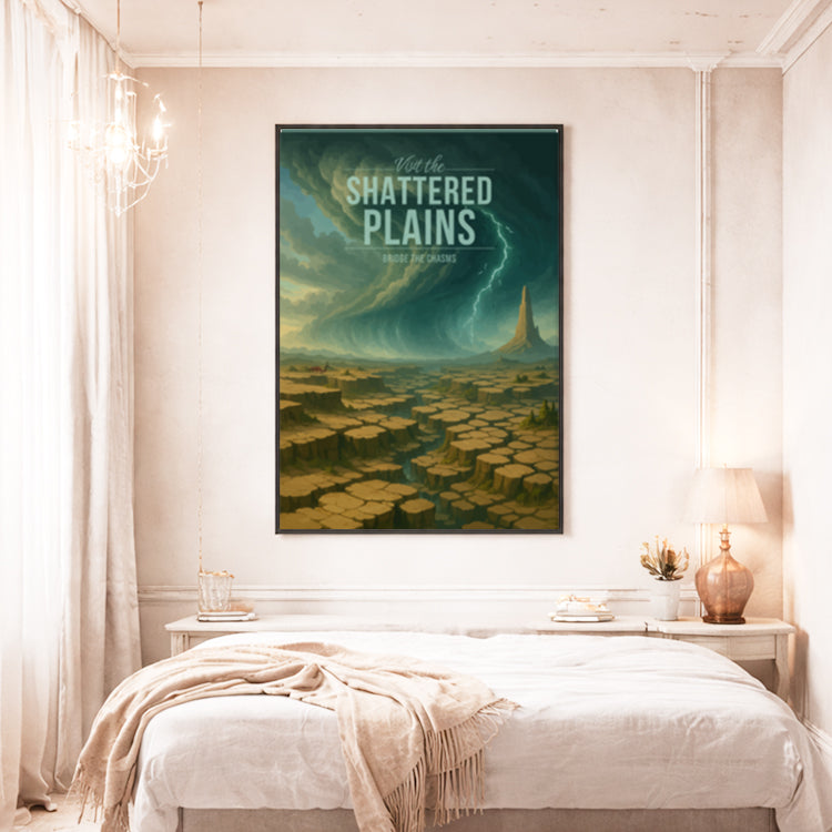 Shattered Plains Travel Poster