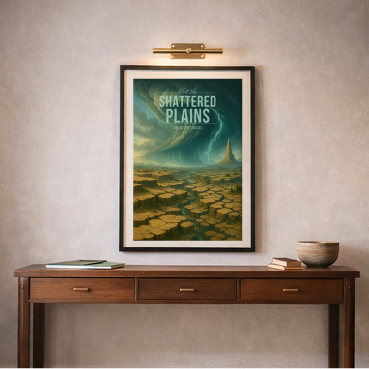 Shattered Plains Travel Poster