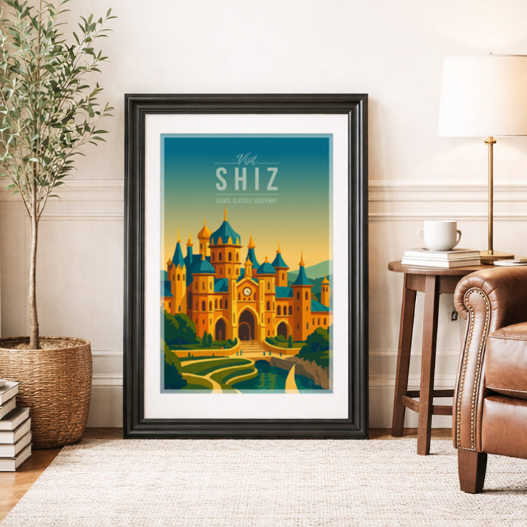 Shiz Travel Poster