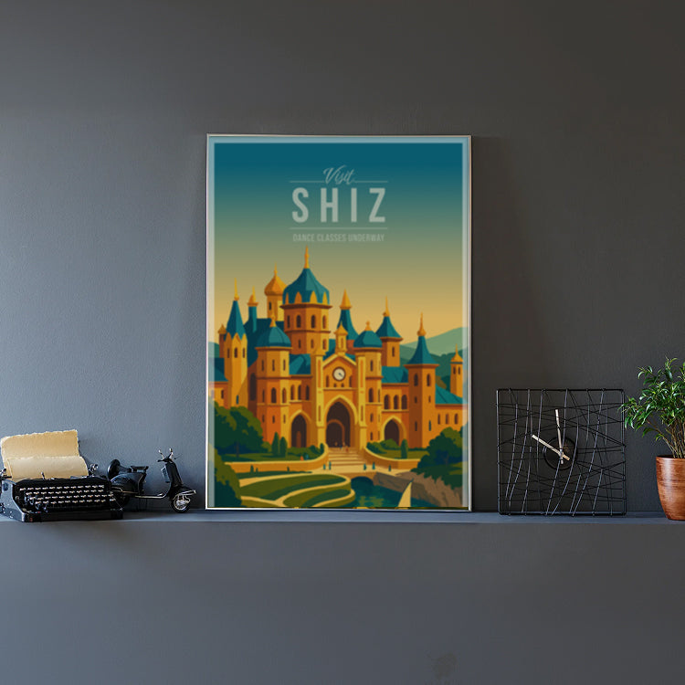 Shiz Travel Poster