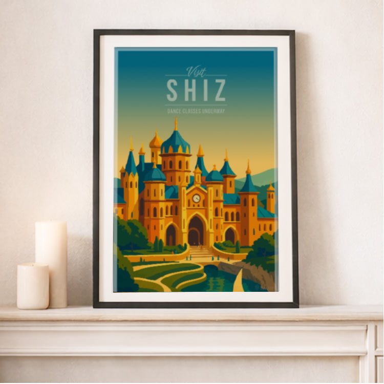 Shiz Travel Poster