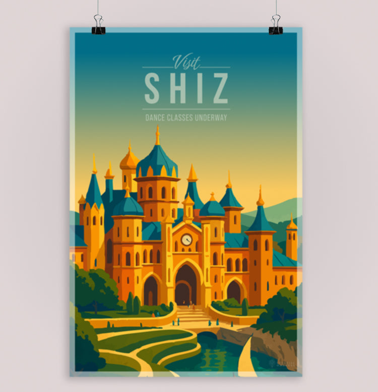 Shiz Travel Poster
