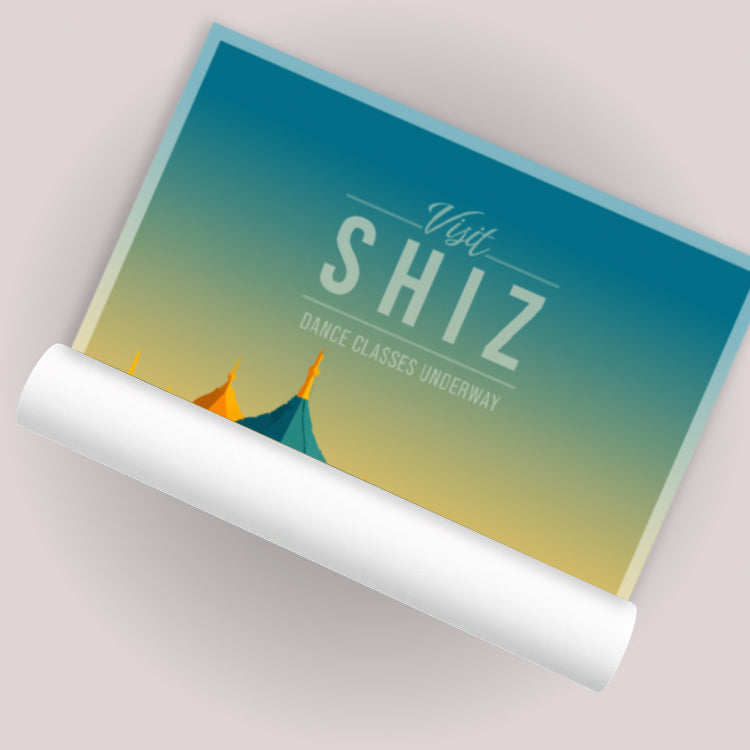 Shiz Travel Poster