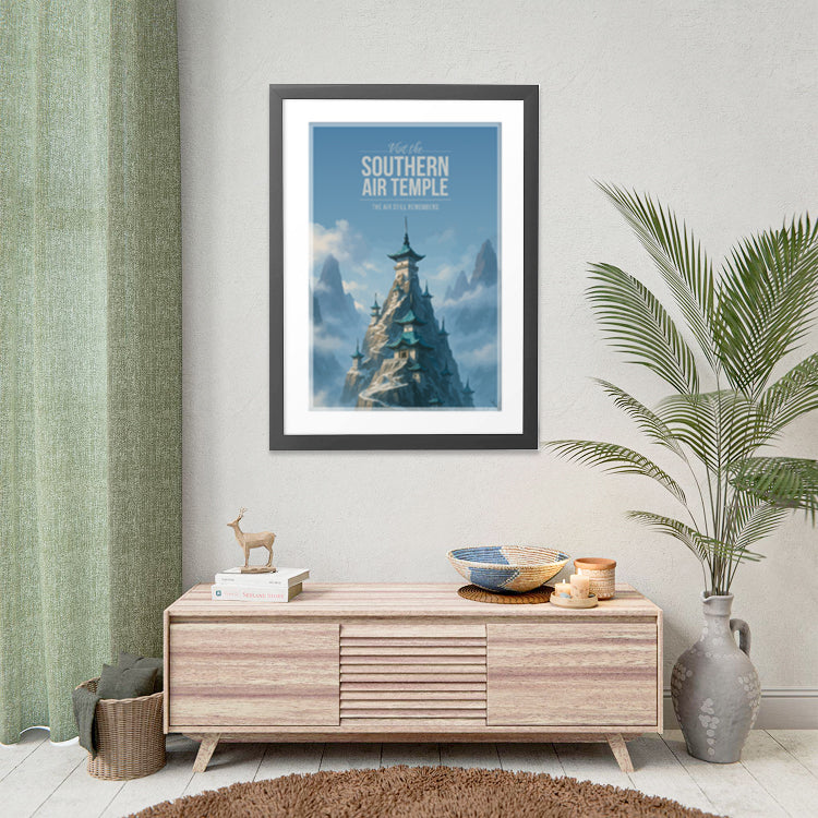 Southern Air Temple Travel Poster