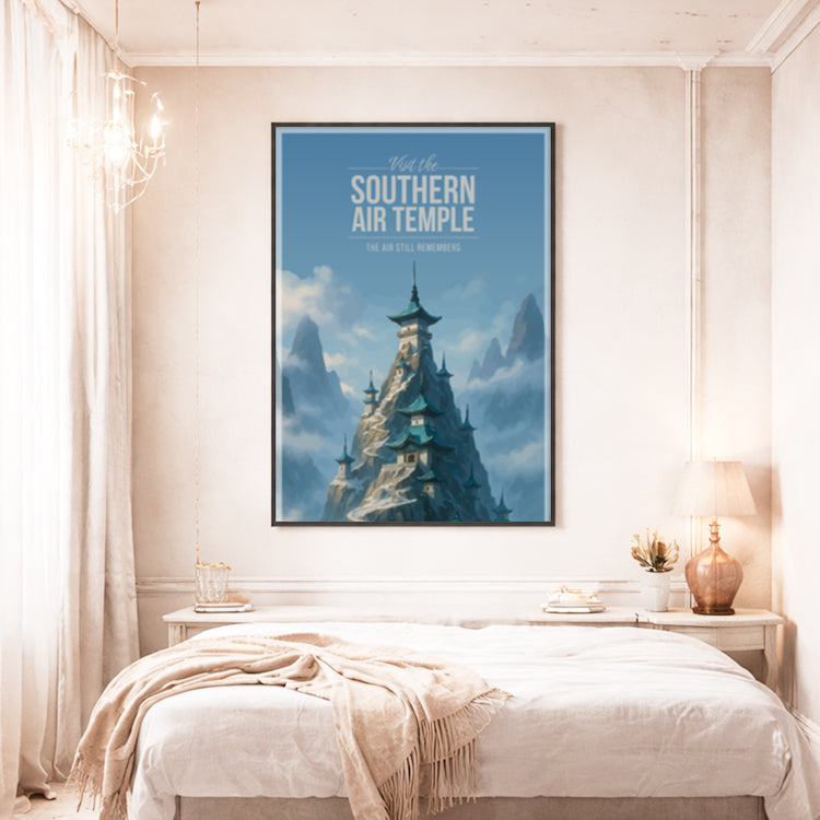 Southern Air Temple Travel Poster