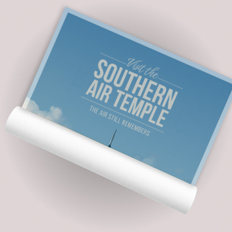 Southern Air Temple Travel Poster
