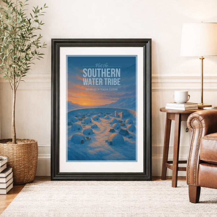 Southern Water Tribe Travel Poster