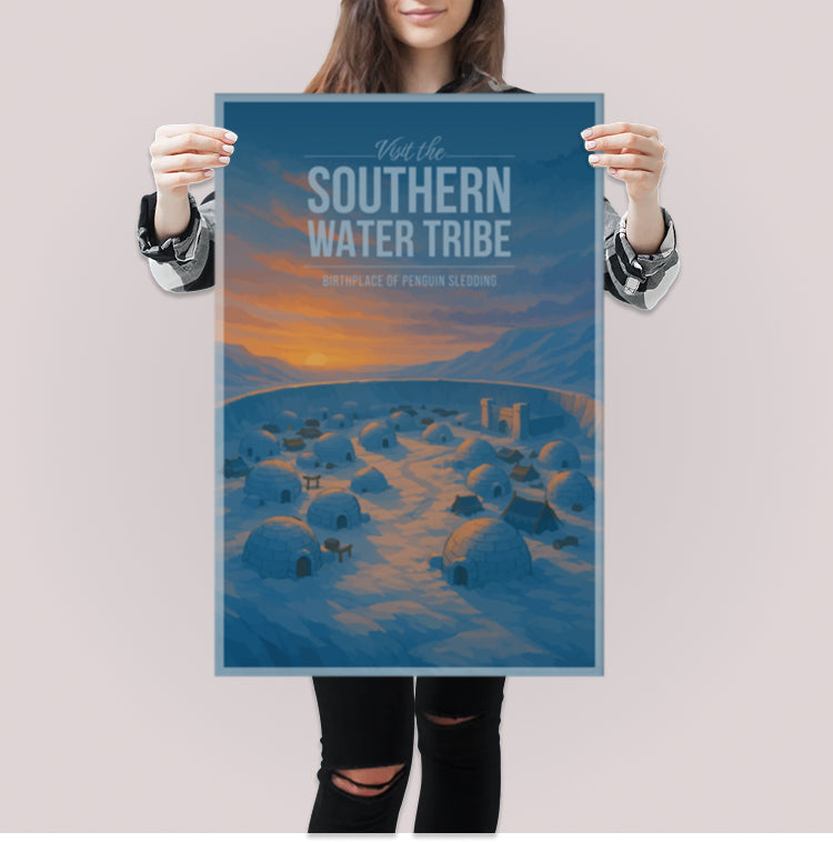 Southern Water Tribe Travel Poster