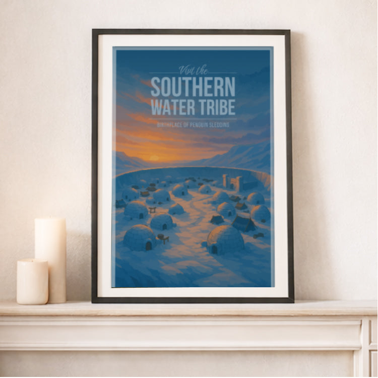 Southern Water Tribe Travel Poster