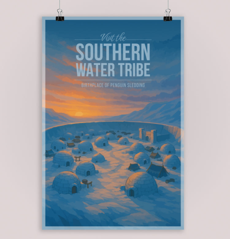 Southern Water Tribe Travel Poster