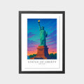statue-of-liberty-gray-bg-framed