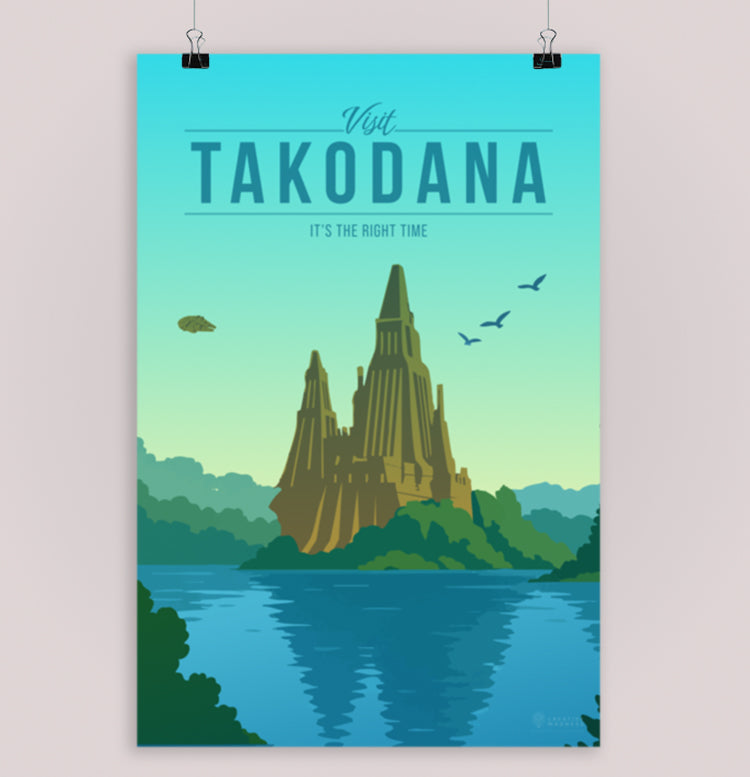 Takodana Travel Poster
